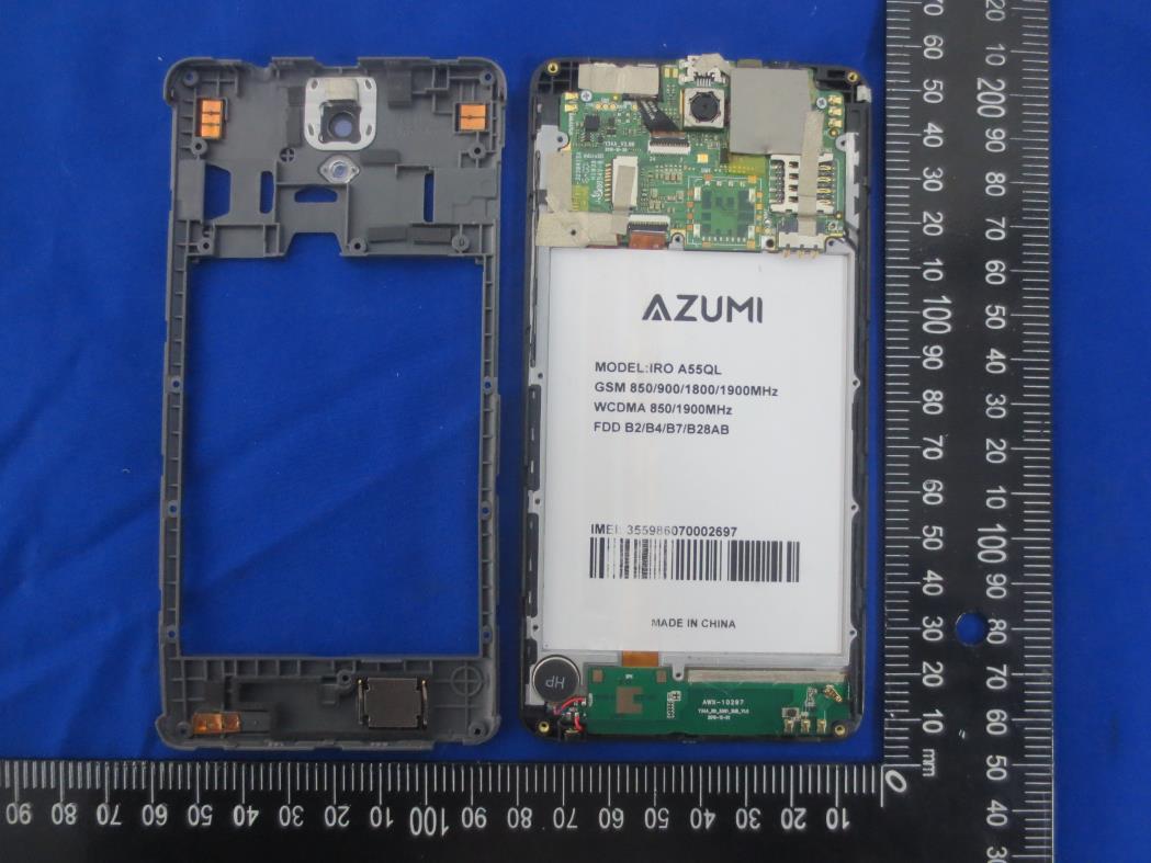 FCC ID QRP-AZUMIIROA55QL Internal Photos