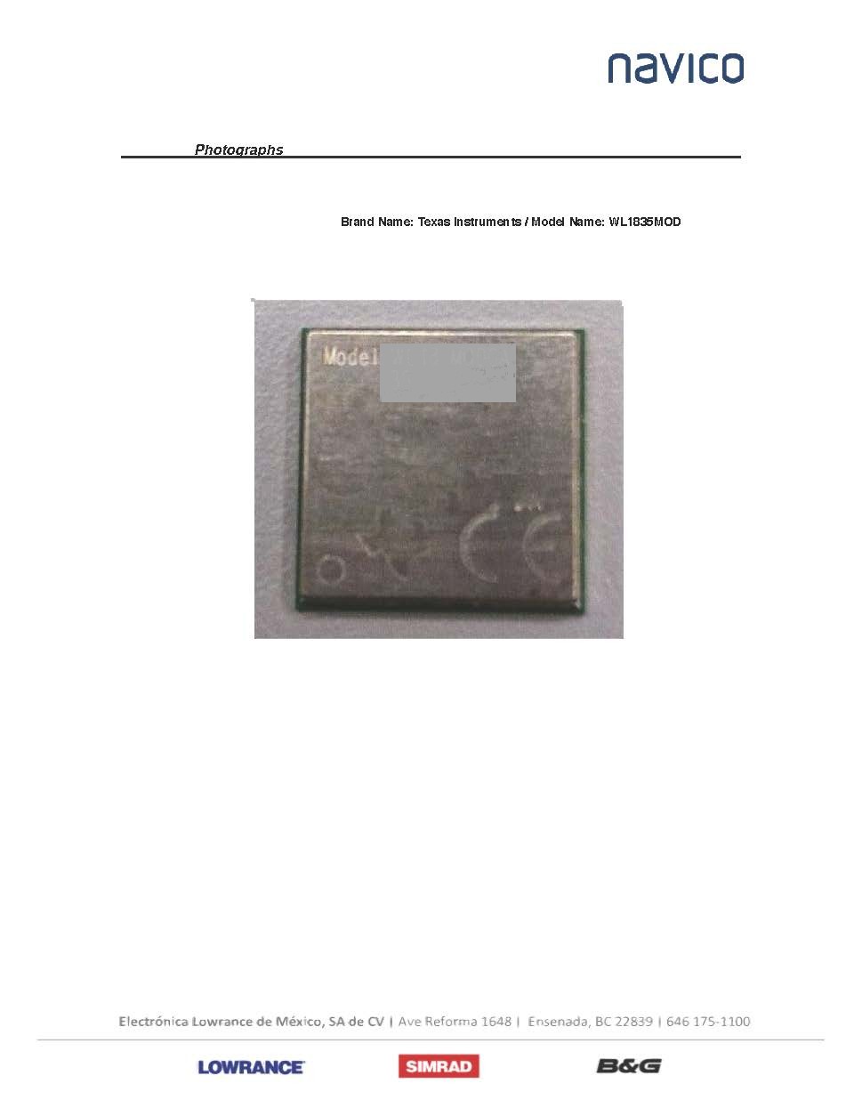 FCC ID RAYWIFIBT2 Internal Photos