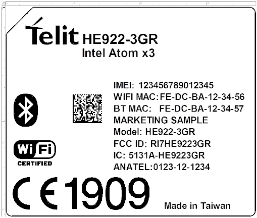 FCC ID RI7HE9223GR ID Label Location Info