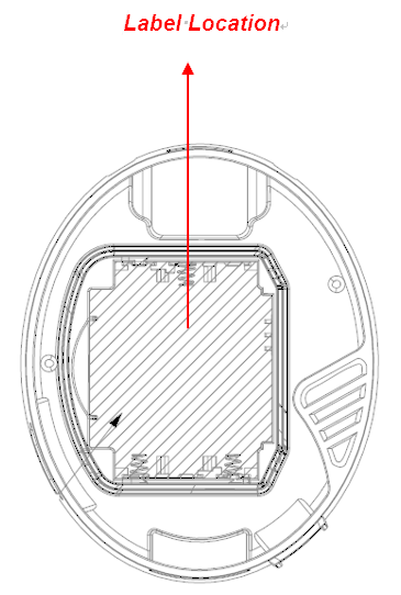 FCC ID S7A-SP27 ID Label Location Info
