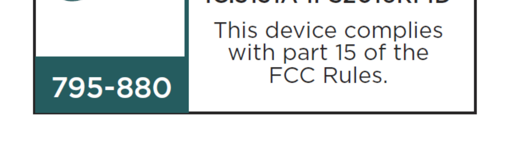FCC ID SGWIPS2016RFID ID Label Location Info