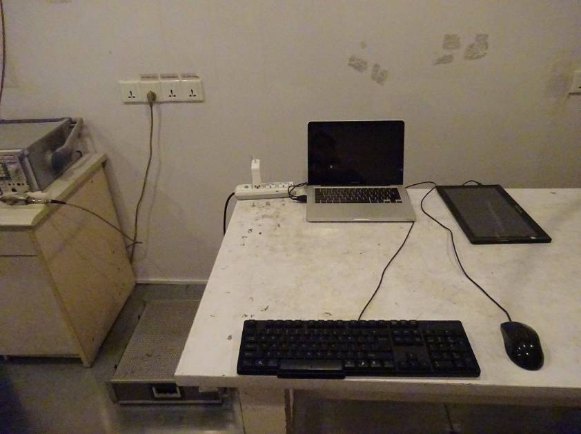 FCC ID SI9-QR320B Test Setup Photos