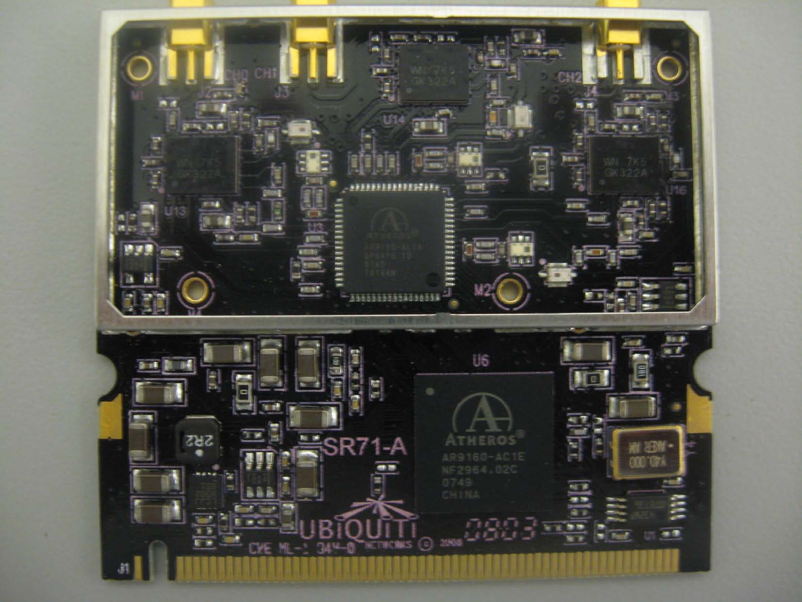 FCC ID SWX-SR71 Internal Photos