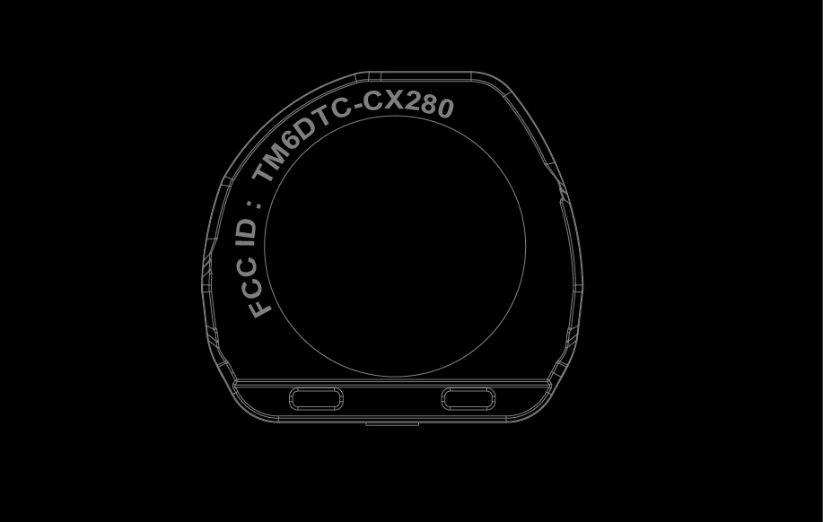 FCC ID TM6DTC-CX280 ID Label Location Info