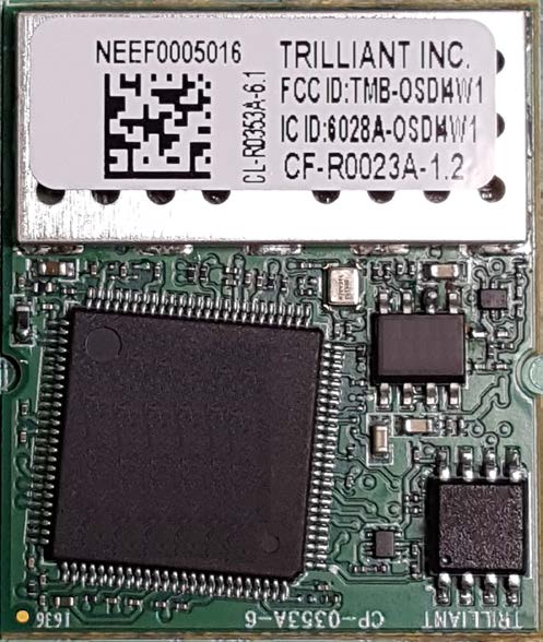 FCC ID TMB-OSDI4W1 External Photos