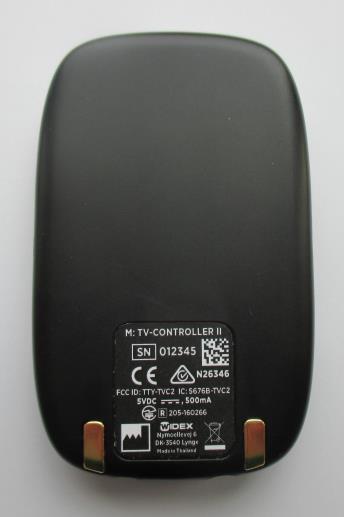 FCC ID TTY-TVC2 ID Label Location Info