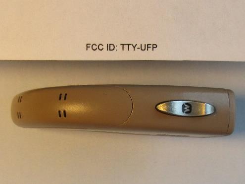 FCC ID TTY-UFP ID Label Location Info