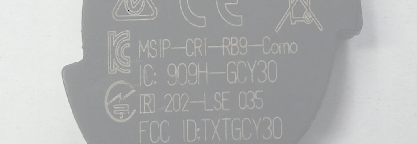 FCC ID TXTGCY30 ID Label Location Info