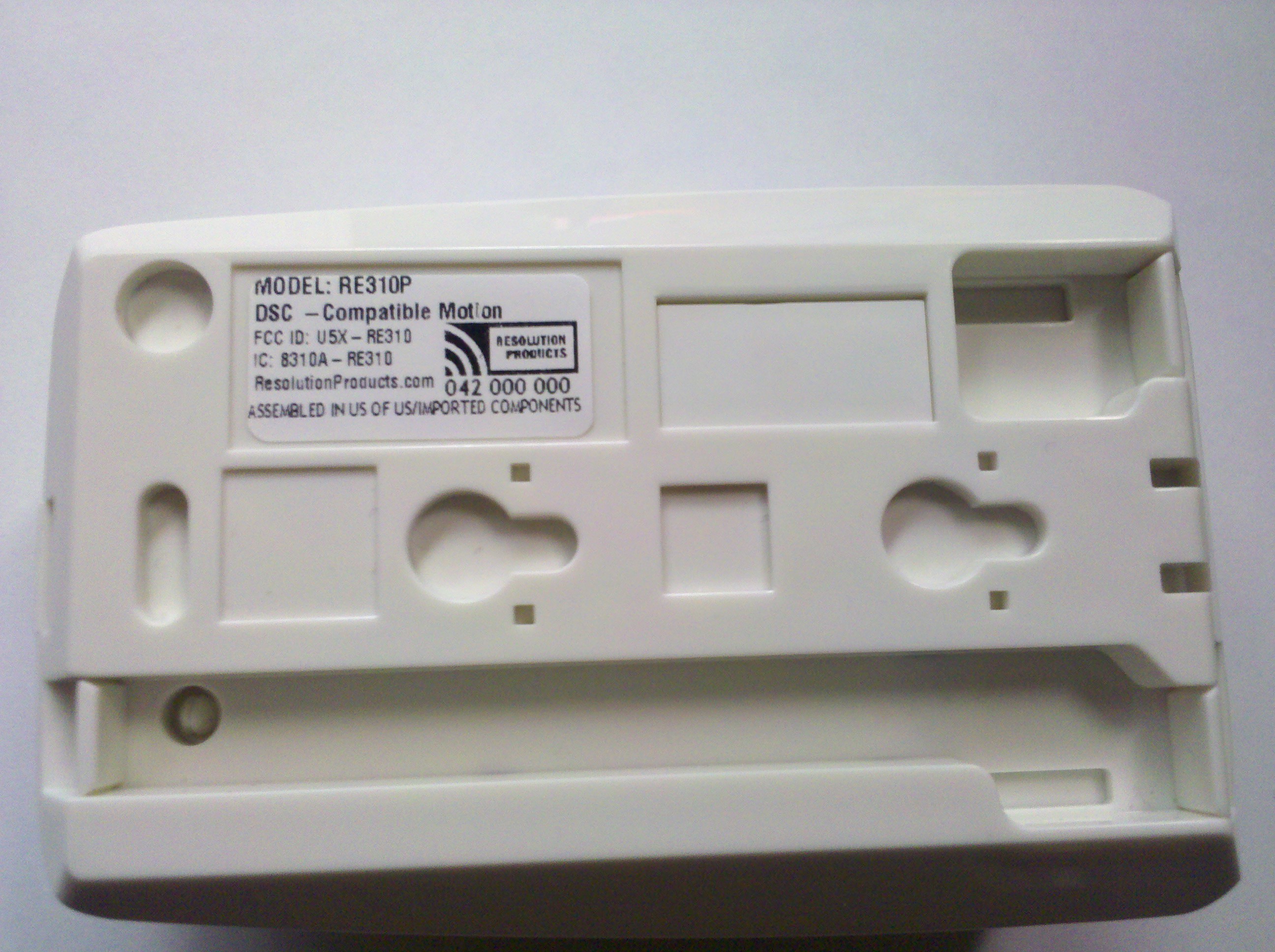 FCC ID U5X-RE310 External Photos