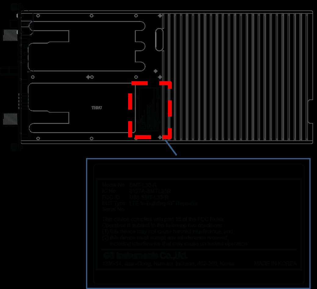 FCC ID U88-SMT-L33-R ID Label Location Info