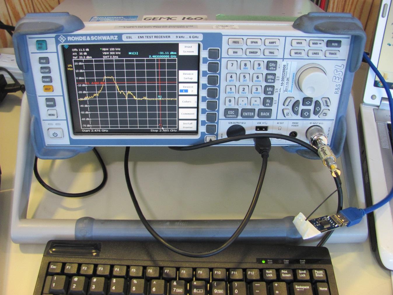 FCC ID UP2AWA24UR Test Setup Photos