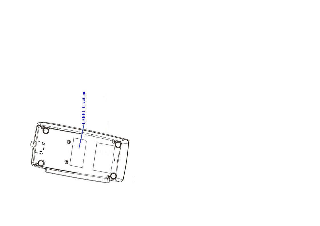 FCC ID V5PSP30RF ID Label Location Info