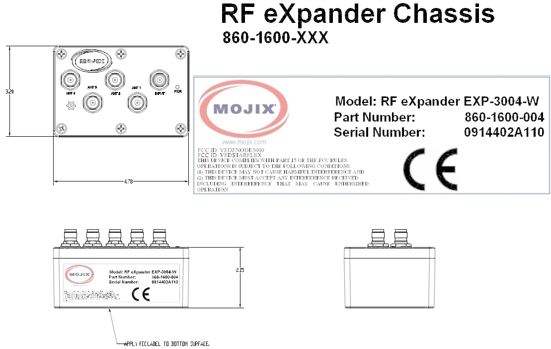 FCC ID VEDSTARFLEX ID Label Location Info