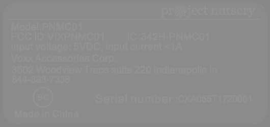 FCC ID VIXPNMC01 ID Label Location Info
