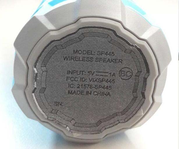 FCC ID VIXSP445 External Photos