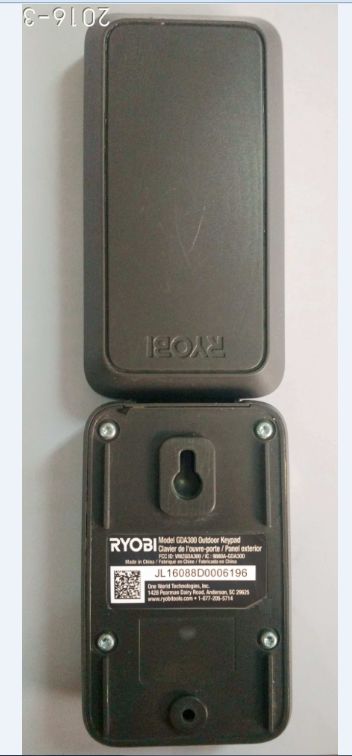 FCC ID VMZGDA300 ID Label Location Info
