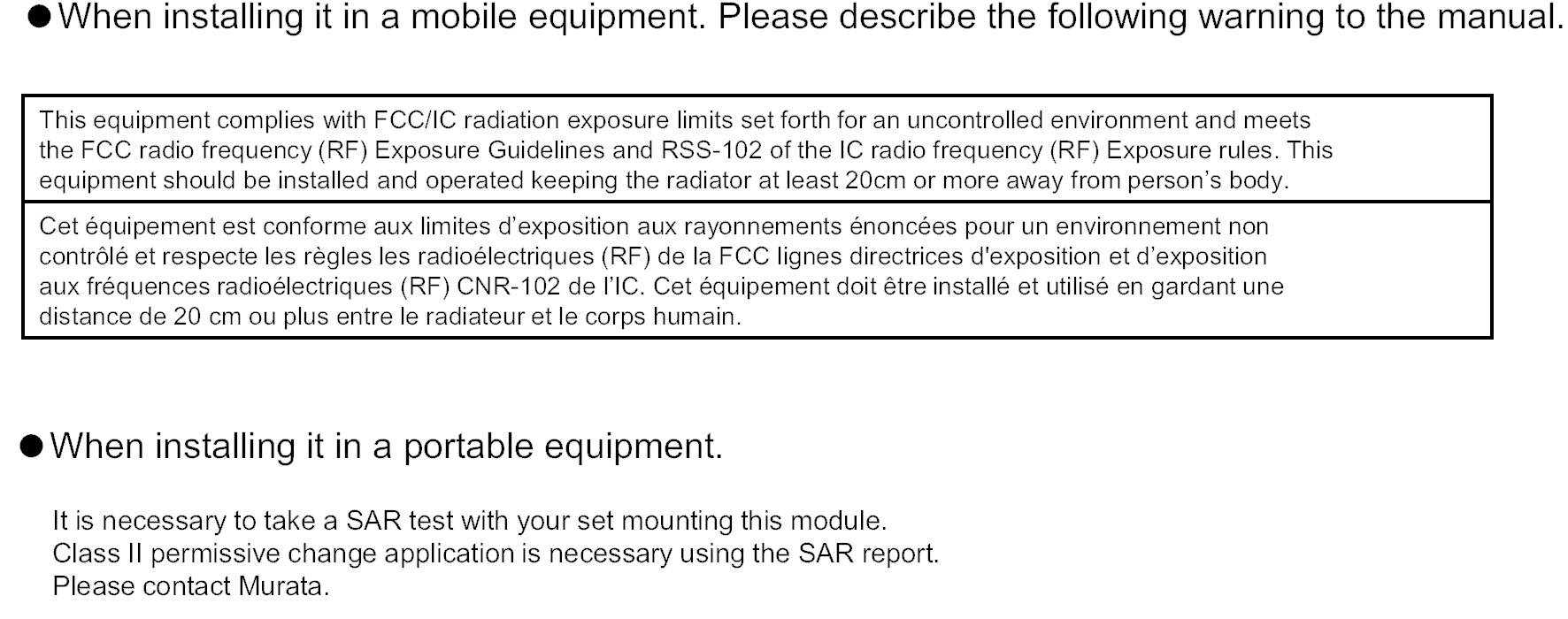 FCC ID VPYLB1CK982 Users Manual