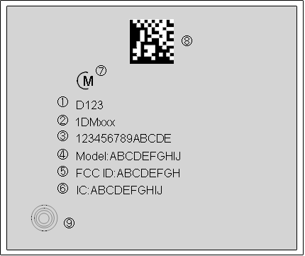 FCC ID VPYLB1FD ID Label Location Info