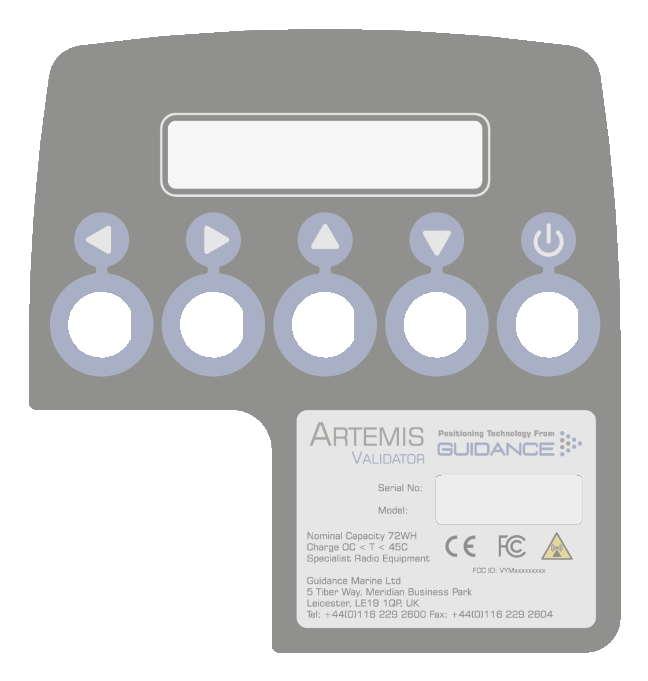 FCC ID VYMVALIDATOR ID Label Location Info