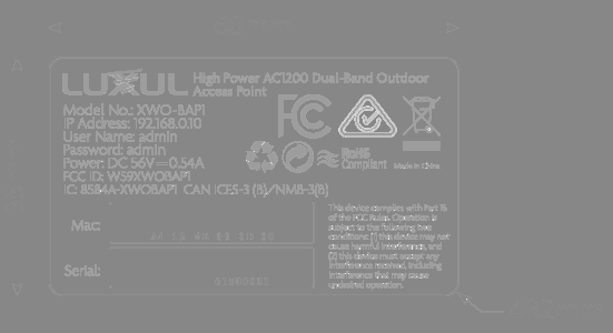 FCC ID W59XWOBAP1 ID Label Location Info