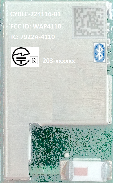 FCC ID WAP4110 ID Label Location Info