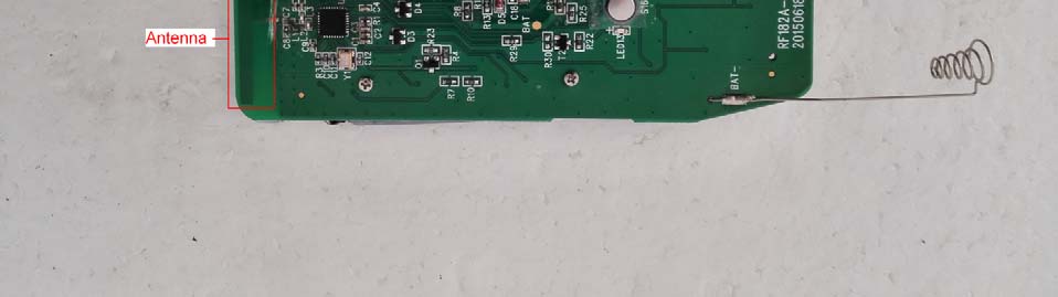 FCC ID WKZRF358A Internal Photos