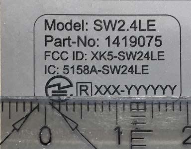 FCC ID XK5-SW24LE ID Label Location Info