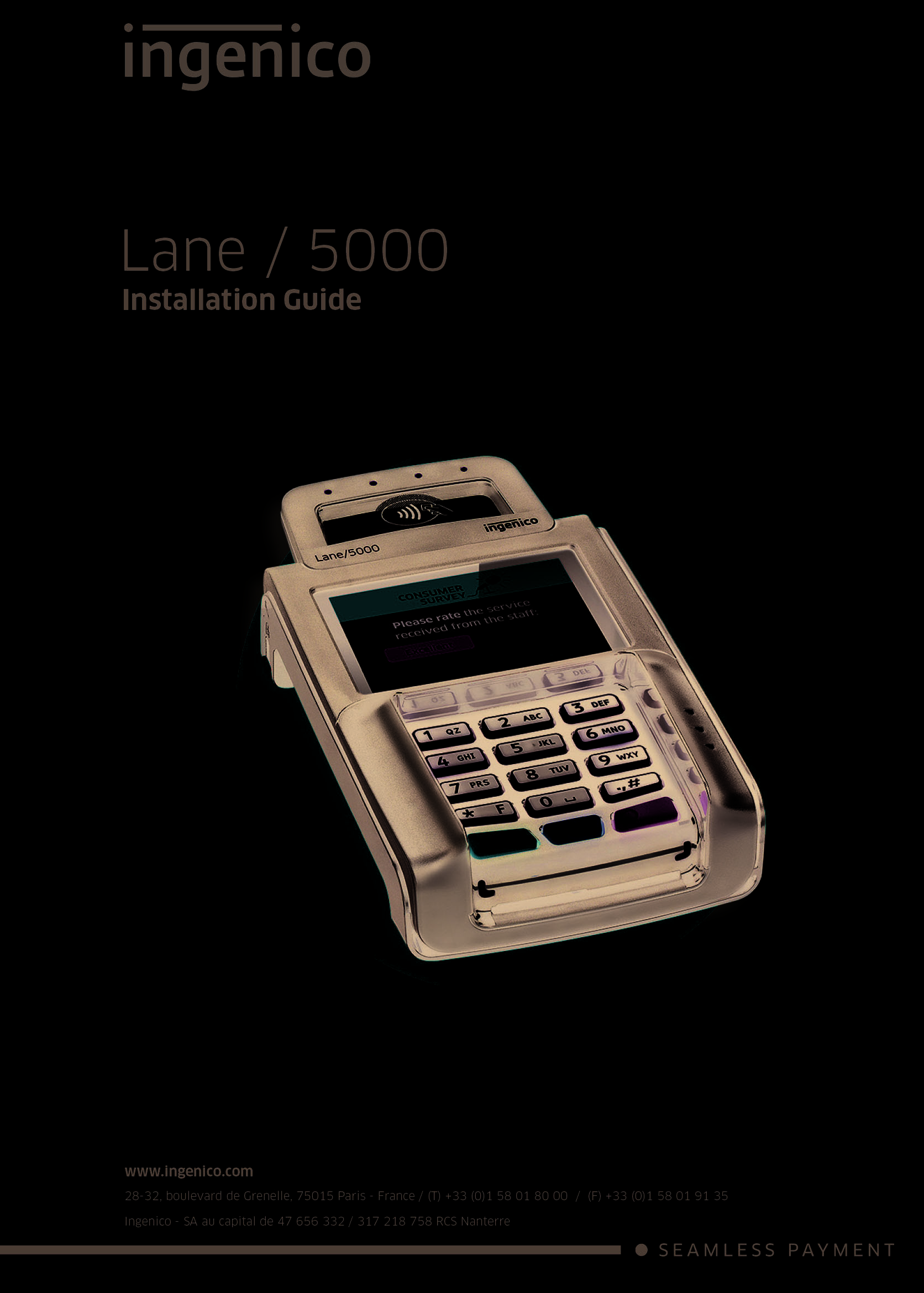 FCC ID XKB-LANE5000CL Users Manual