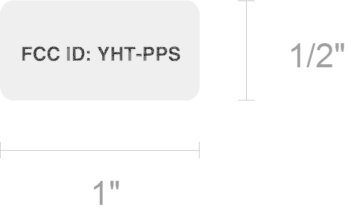 FCC ID YHT-PPS ID Label Location Info
