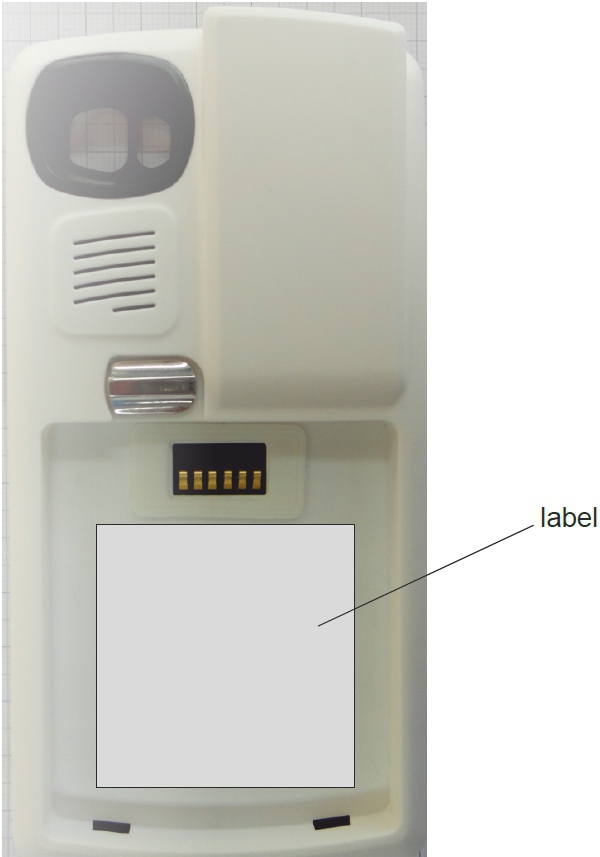 FCC ID YRWDATECSBTIX ID Label Location Info