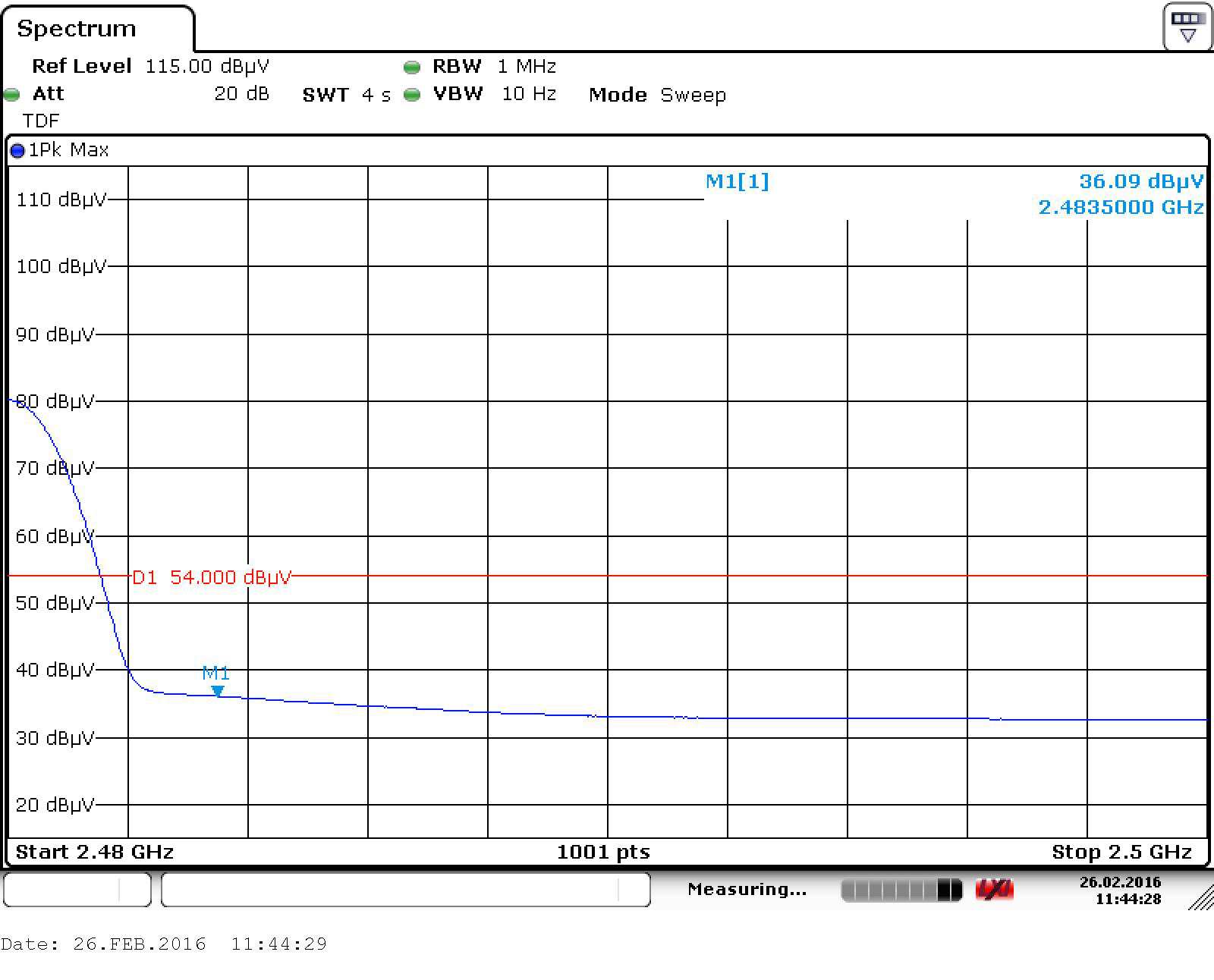 FCC ID YWSLB11310CA01 Test Report