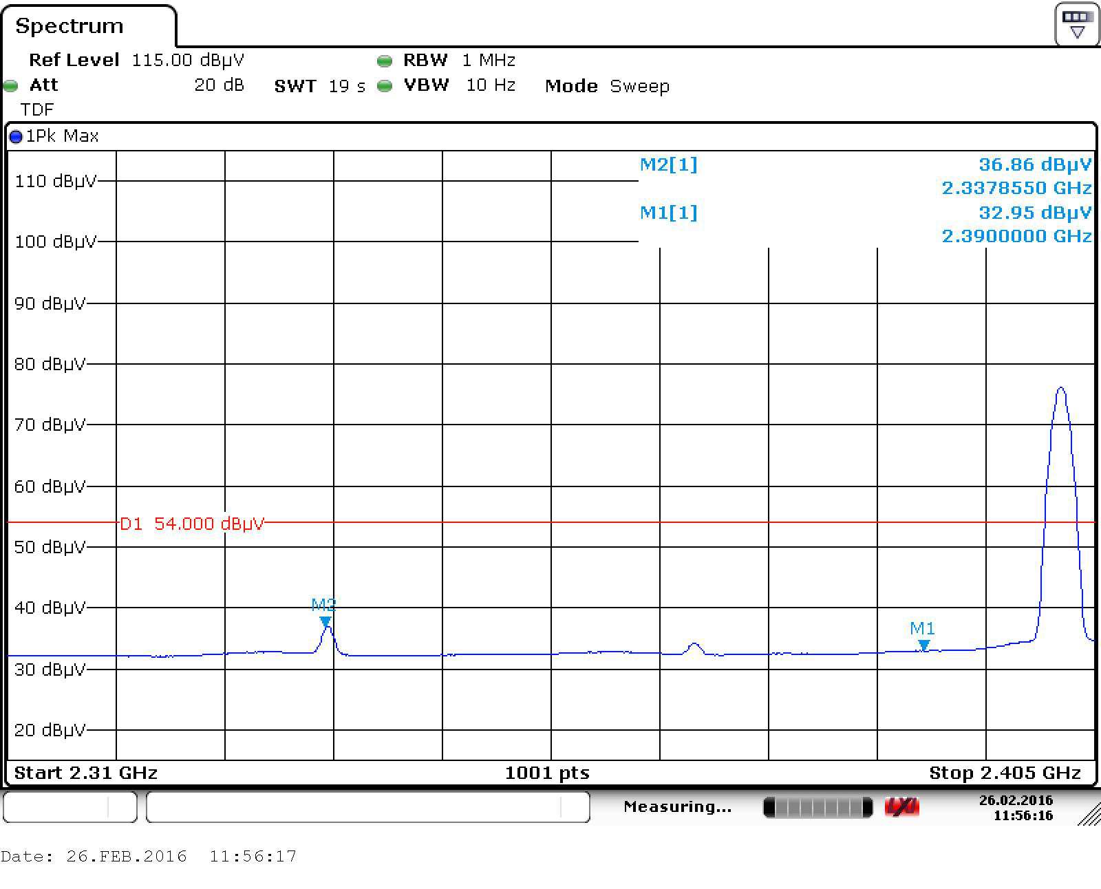 FCC ID YWSLB11310CA01 Test Report