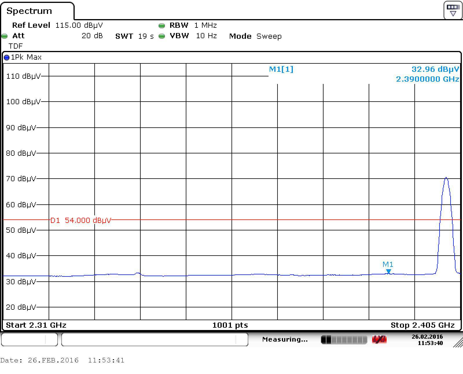 FCC ID YWSLB11310CA01 Test Report