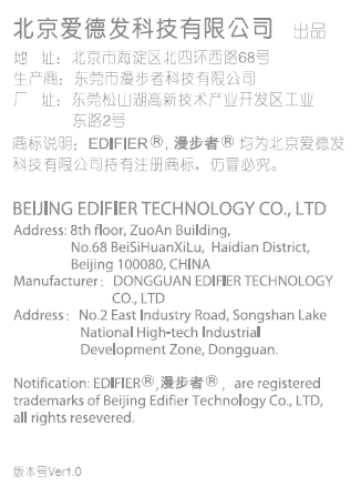 FCC ID Z9G-EDF39 Users Manual