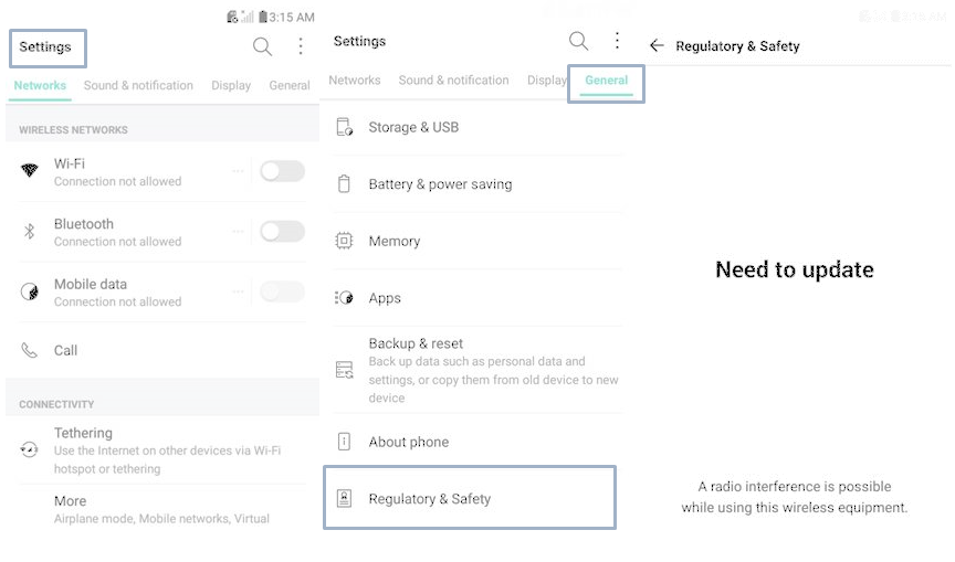 FCC ID ZNFH870 ID Label Location Info