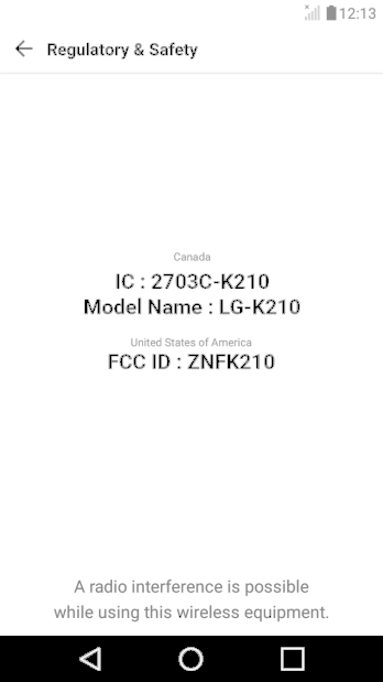 FCC ID ZNFK210 ID Label Location Info