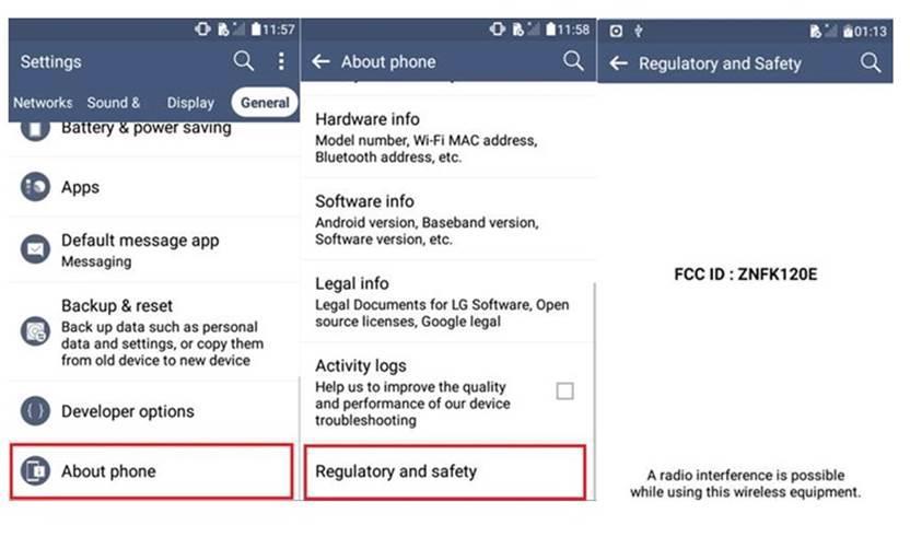 FCC ID ZNFLS992 ID Label Location Info
