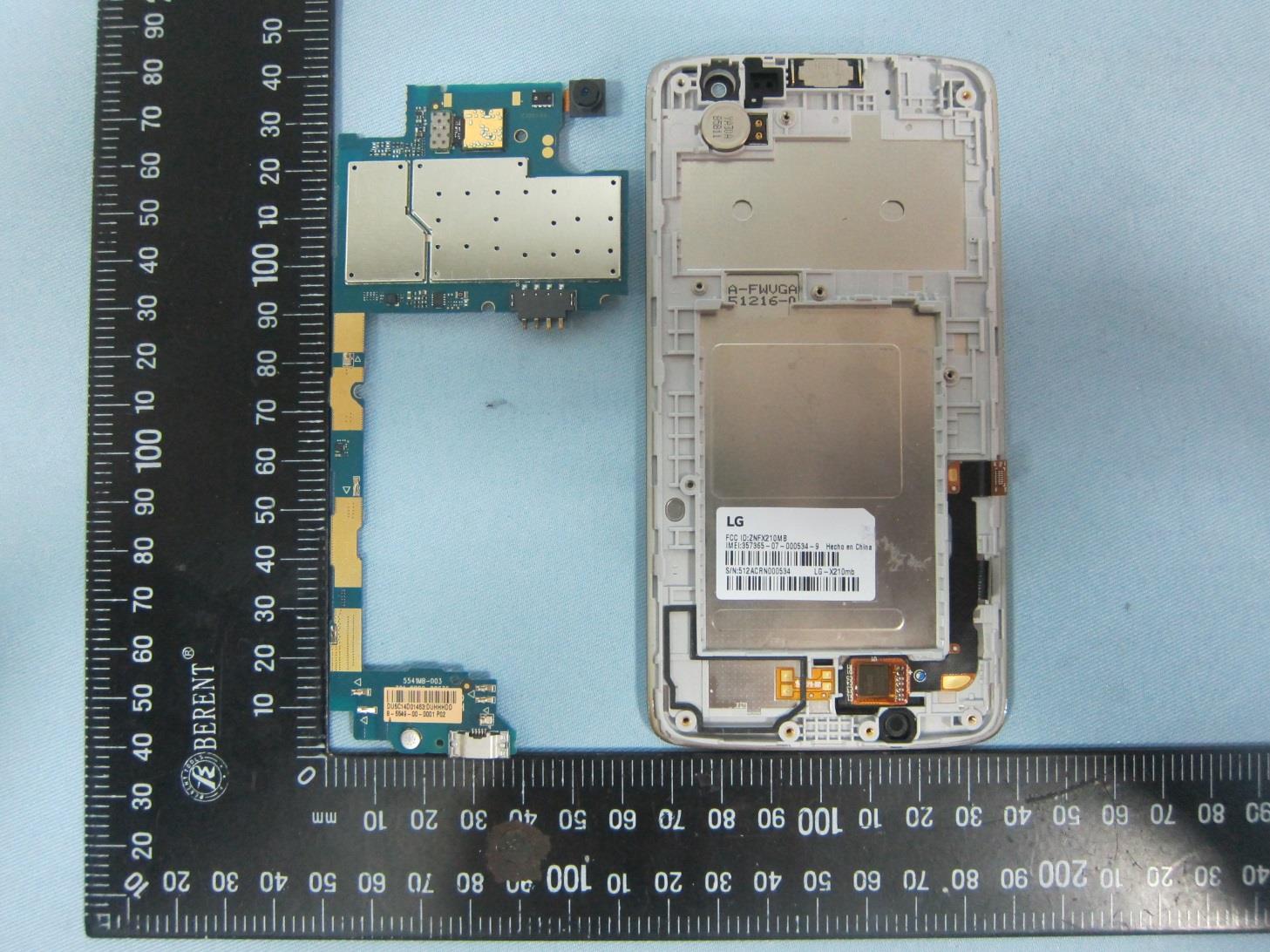 FCC ID ZNFX210MB Internal Photos