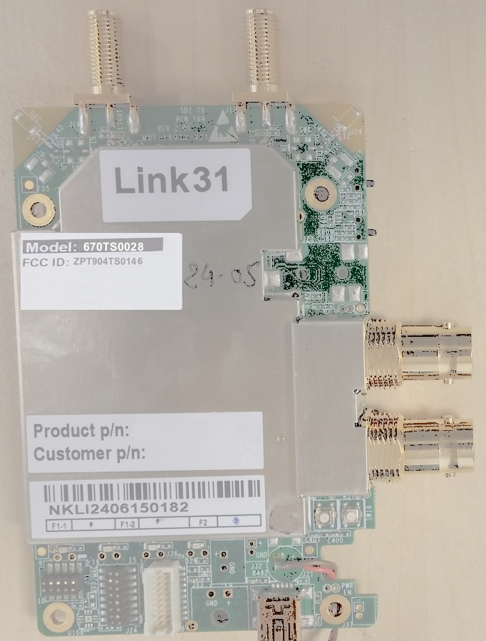 FCC ID ZPT904TS0146 Users Manual