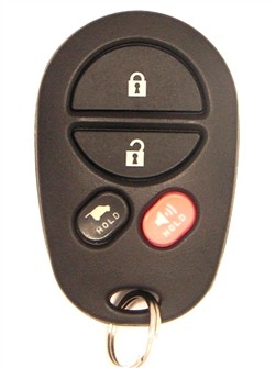2008 Toyota Highlander Keyless Remote w/ Glass Hatch - Used FCC ID GQ43VT20T