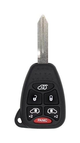 04727348 AB OEM Key Fob Circuit Board with New Remote Case & Uncut Metal Key FCC ID M3N5WY72XX