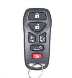 2005 Nissan Quest Keyless Entry Remote w/2 Power Side Doors - Used FCC ID KBRASTU51