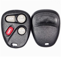 4 Button Buick, Cadillac, Chevy, Pontiac, Saturn Remote Keyfob Replacement case FCC ID ABO1502T