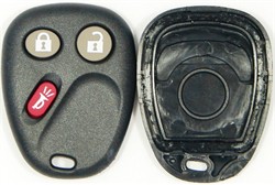 3 button Chevrolet, GMC, Cadillac SUV and truck replacement case/shell. FCC ID LHJ011