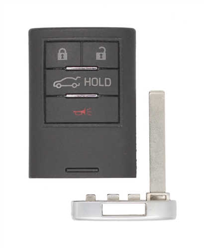 Cadillac 22856929 OEM 4 Button Key Fob FCC ID NBG009768T