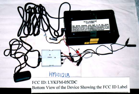 photo with FCC id
