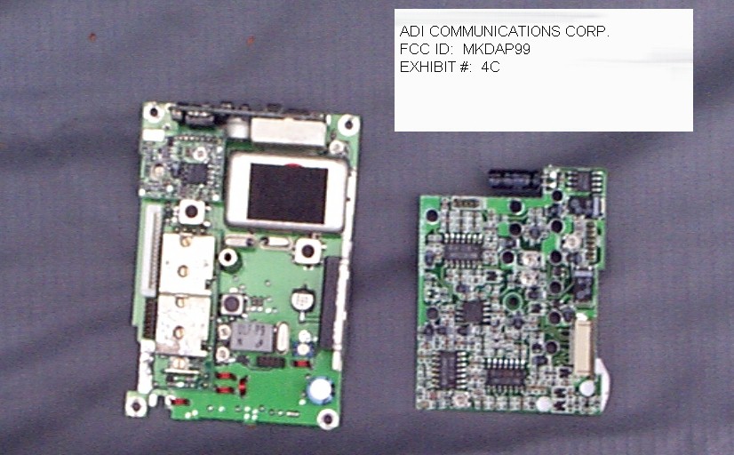 INTERNAL COMPONENT SIDE PHOTOGRAPH