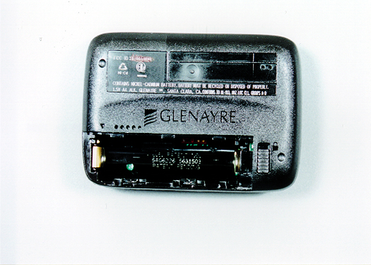 battery compartment removed