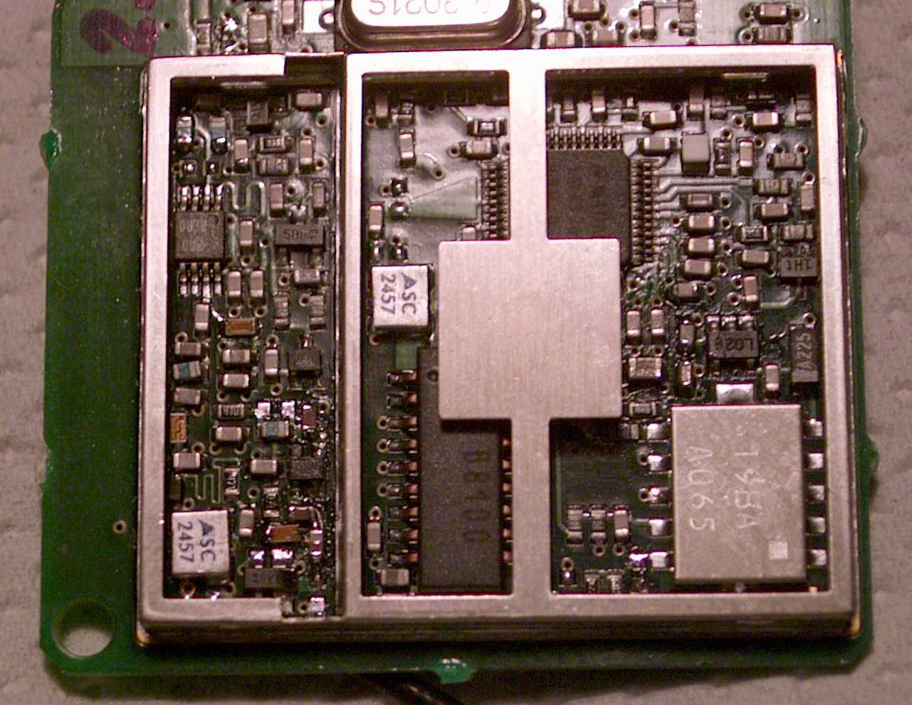 internal photo remote unit shield removed