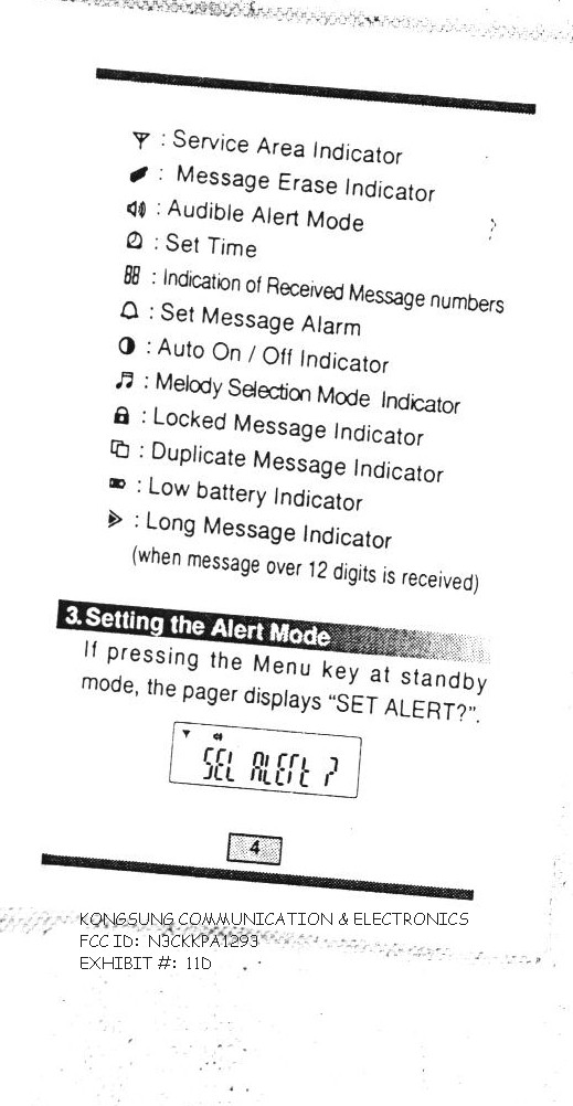 Users manual page four